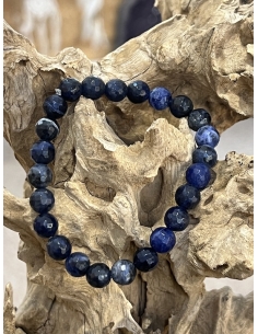 Sodalit - náramek fazetový (8 mm) 2