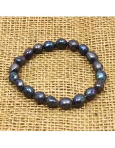 Náramek Sladkovodní perla - černá