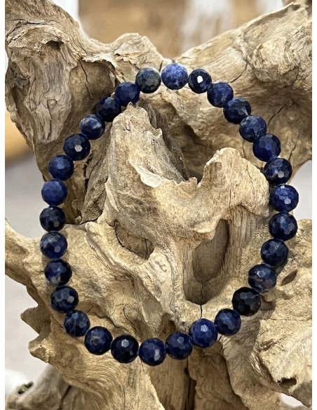 Sodalit - náramek fazet ( 7 mm )