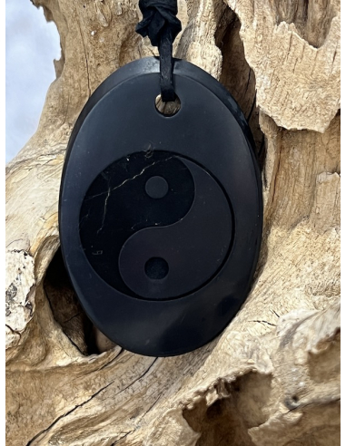 Šungit - přívěsek feng shui