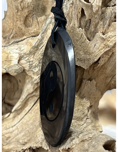 Šungit - přívěsek feng shui