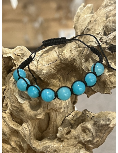 Amazonit - náramek Shamballa