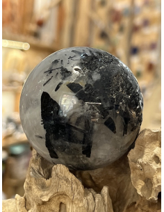 Turmalín v křišťálu - koule ( 336 g ) 2