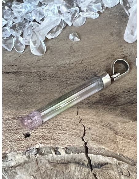 Turmalín melounový - přívěsek Ag 925