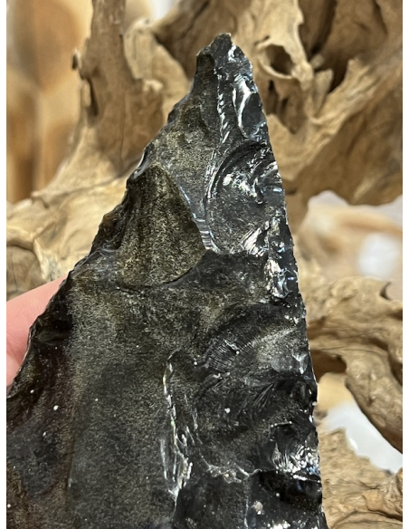 Obsidián černý -  hrot