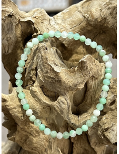 Chryzopras - náramek brus (4 mm)