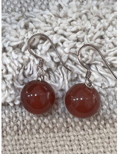 Karneol - náušnice  Ag 925 2