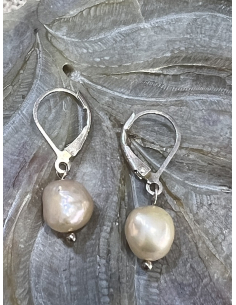 Sladkovodní perly - náušnice ( Ag 925 - stříbro )