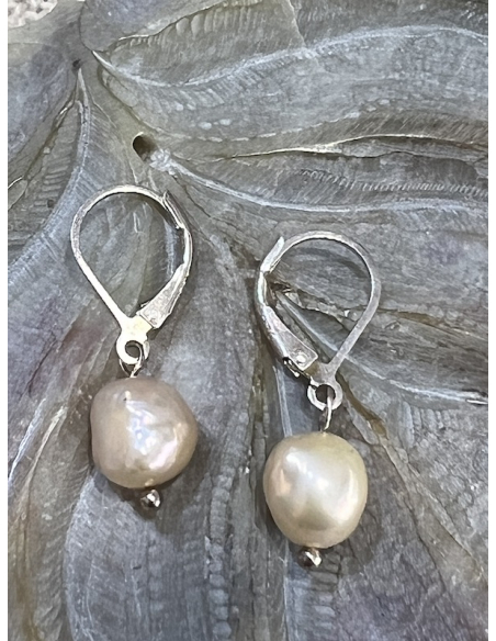 Sladkovodní perly - náušnice ( Ag 925 - stříbro )