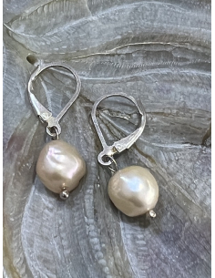 Sladkovodní perly - náušnice ( Ag 925 - stříbro ) 2
