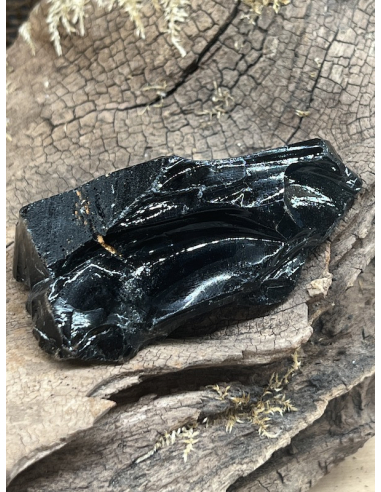 Obsidián černý - surový