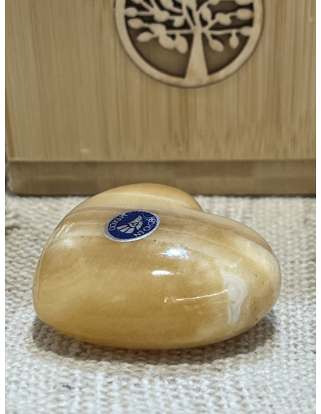 Kalcit oranžový - srdce