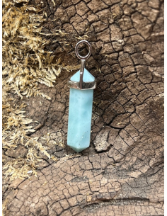 Larimar - přívěsek stříbro Ag 925 oboustranný hrot 2