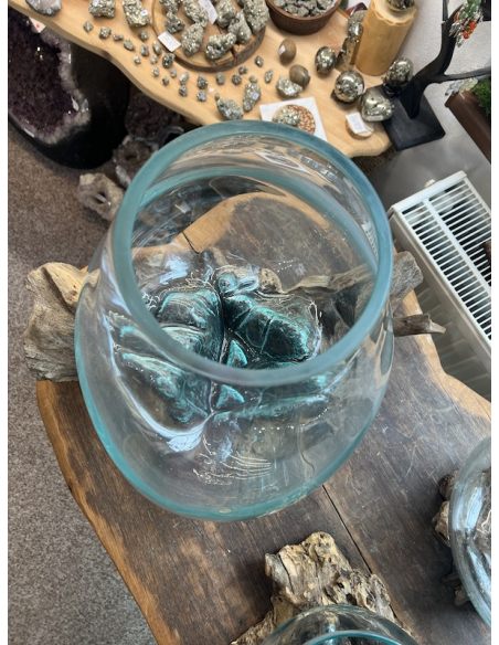 Samorost se skleněnou miskou 40 x 40