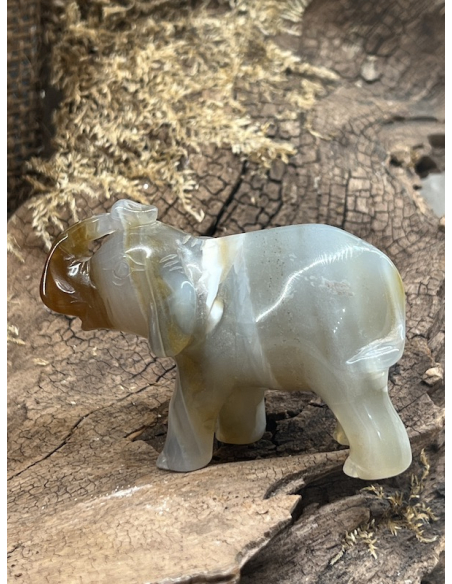 Achát - slon ( 81,5 g )