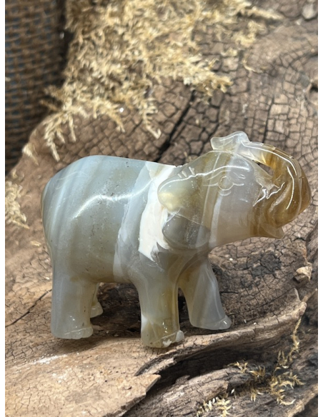 Achát - slon ( 81,5 g )