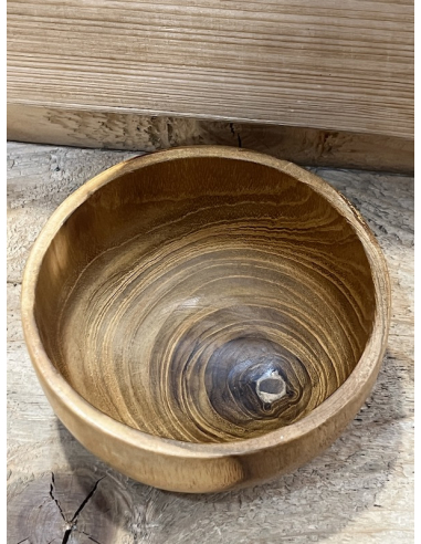 Miska - Teaková ( 11,5 x 6 cm )