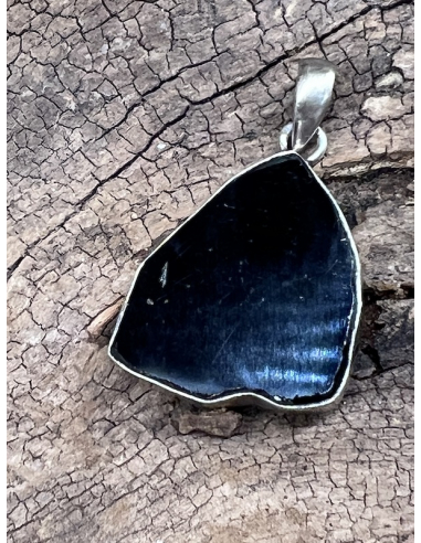 Turmalín zrcadlo - přívěsek Stříbro Ag 925 / 1000