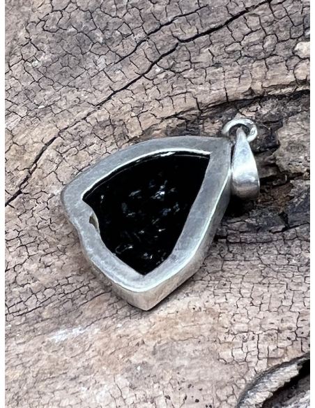 Turmalín zrcadlo - přívěsek Stříbro Ag 925 / 1000