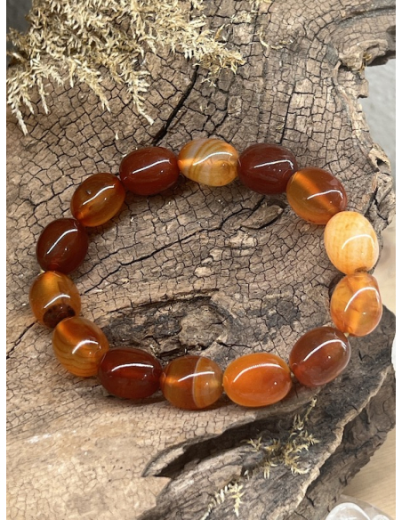 Karneol - náramek