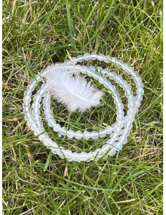 Měsíční kámen - náramek ( 4 mm )