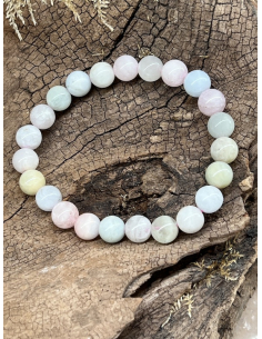 Morganit - náramek ( 8 mm )