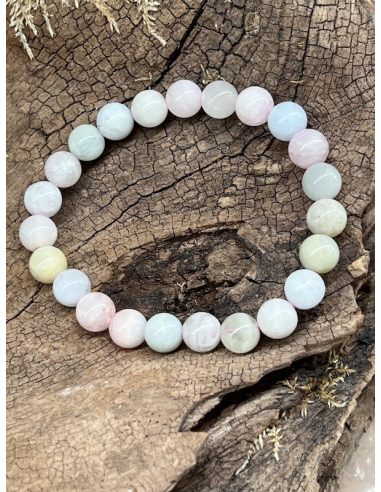 Morganit - náramek ( 8 mm )