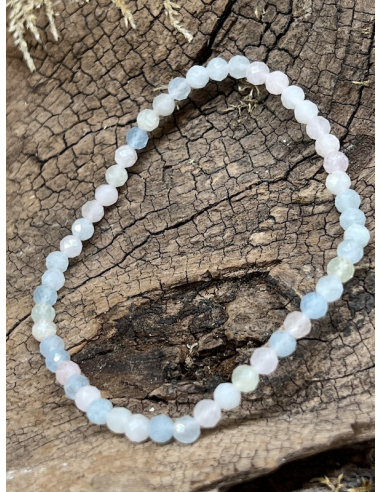 Morganit - náramek brus