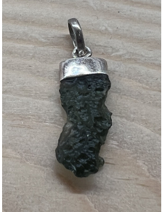 Vltavín - přívěsek stříbro Ag 925/ 1000