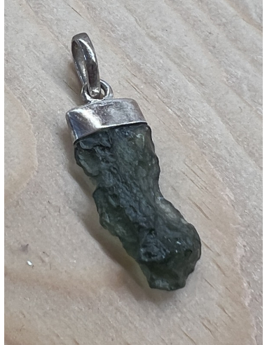 Vltavín - přívěsek stříbro Ag 925/ 1000