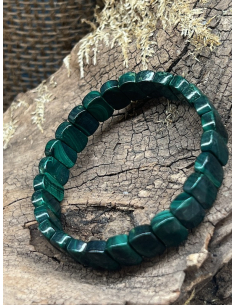 Malachit - náramek - ploché tvary 2