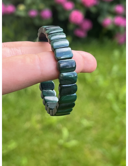 Malachit - náramek - ploché tvary