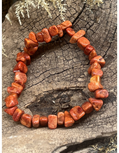 Červený korál - náramek
