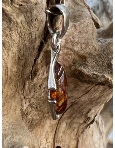 Jantar - přívěsek - Stříbro Ag 925