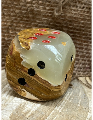 Zlatý onyx - kostka - Pákistán ( 166 g )