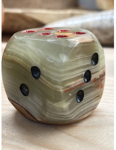 Zlatý onyx - kostka - Pákistán ( 168 g ) 2