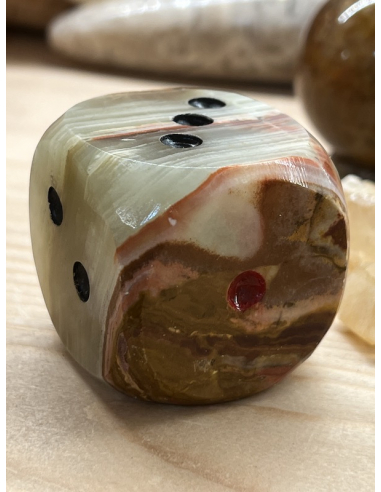 Zlatý onyx - kostka - Pákistán ( 168 g )