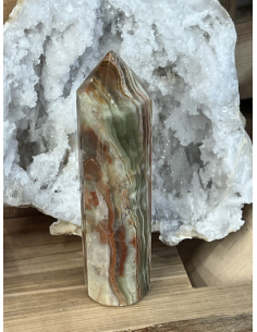 Onyx / Aragonit - obelisk ( 164 g )