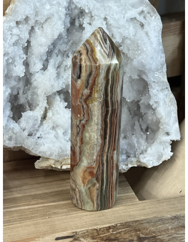 Onyx / Aragonit - obelisk ( 164 g )