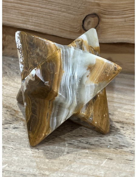Onyx / Aragonit - merkaba ( 467 g )