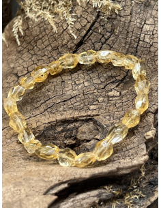 Citrín - náramek brus