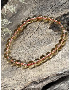 Citrín - náramek ( 7 mm )