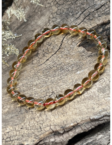 Citrín - náramek ( 7 mm )