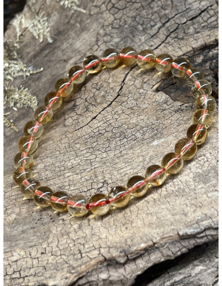 Citrín - náramek ( 7 mm )