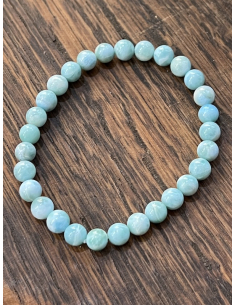 Larimar - náramek - kulička ( 7 mm )