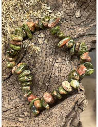 Unakit - sekaný náramek ( 18 cm )