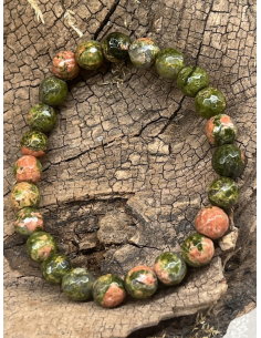 Unakit - náramek brus ( 17 - 18 cm )