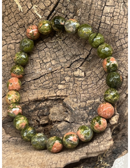 Unakit - náramek brus ( 17 - 18 cm )