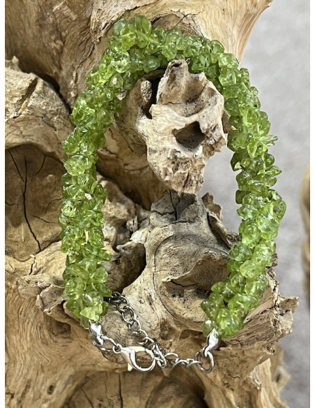 Olivín / Peridot - náramek