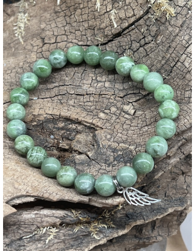 Jadeit - náramek s křidélkem